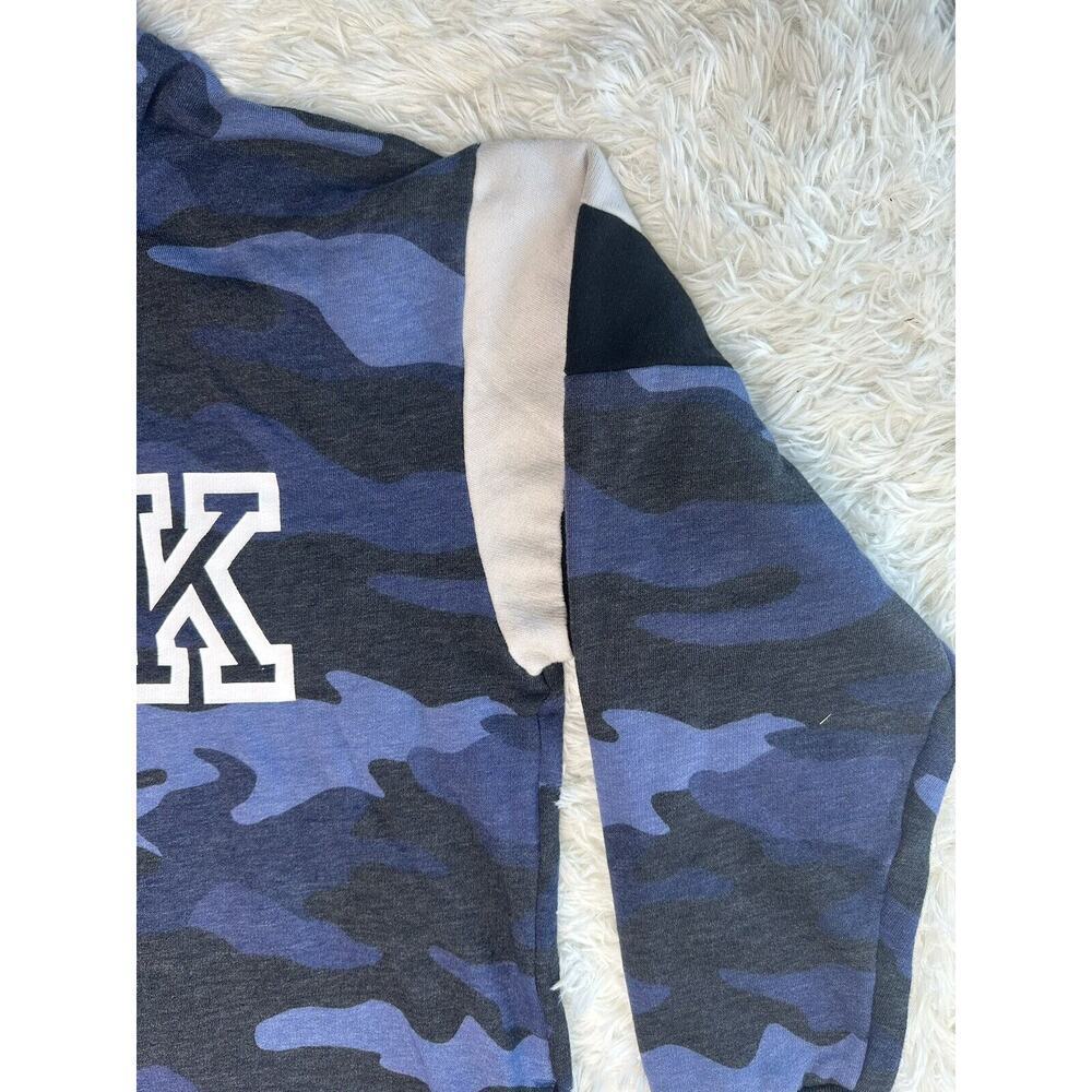 Victoria’s Secret PINK Blue Camo‎ Fleece Sweater/Pullover Size M 170/96A - Picture 5 of 9